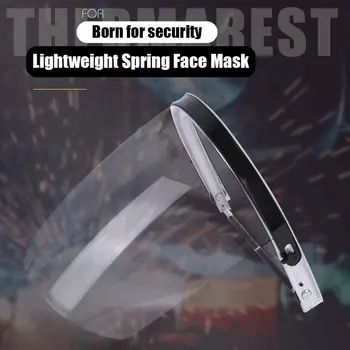 

Safety Outdoor Protective Mask Head-mounted Anti Splash Tension Spring Workplace Shield PC Multipurpose Home Full Face Dustproof