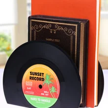 Bookends Desk-Organizer Record Office-Accessories Desktop Vinyl Retro Vintage School