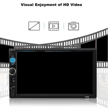 

7 Inch Car Mp5 Player Dual Spindle Machine Car Mp4 Universal Machine 7010B Wireless Reversing Priority