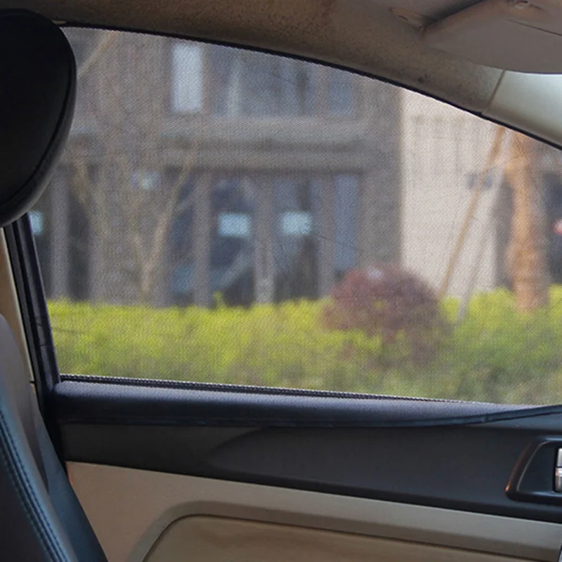 Магнитные автомобильные солнцезащитные шторы для машины занавес Автомобильная Солнцезащитная шторка боковая сетка на окно солнцезащитный козырек летняя защита