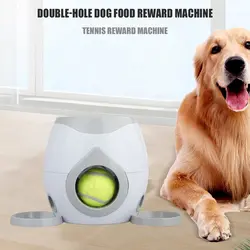 Собачьи интерактивные игрушки Теннисный мяч для собаки метательный вынос машина для кошек еда дозирование награда игра тренировочный
