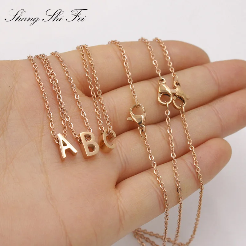 

Initial Necklace / Monogram Necklace / Letter Necklace / Initial Jewelry / Dainty Necklace / Bridesmaid Gift / Block Letters - U