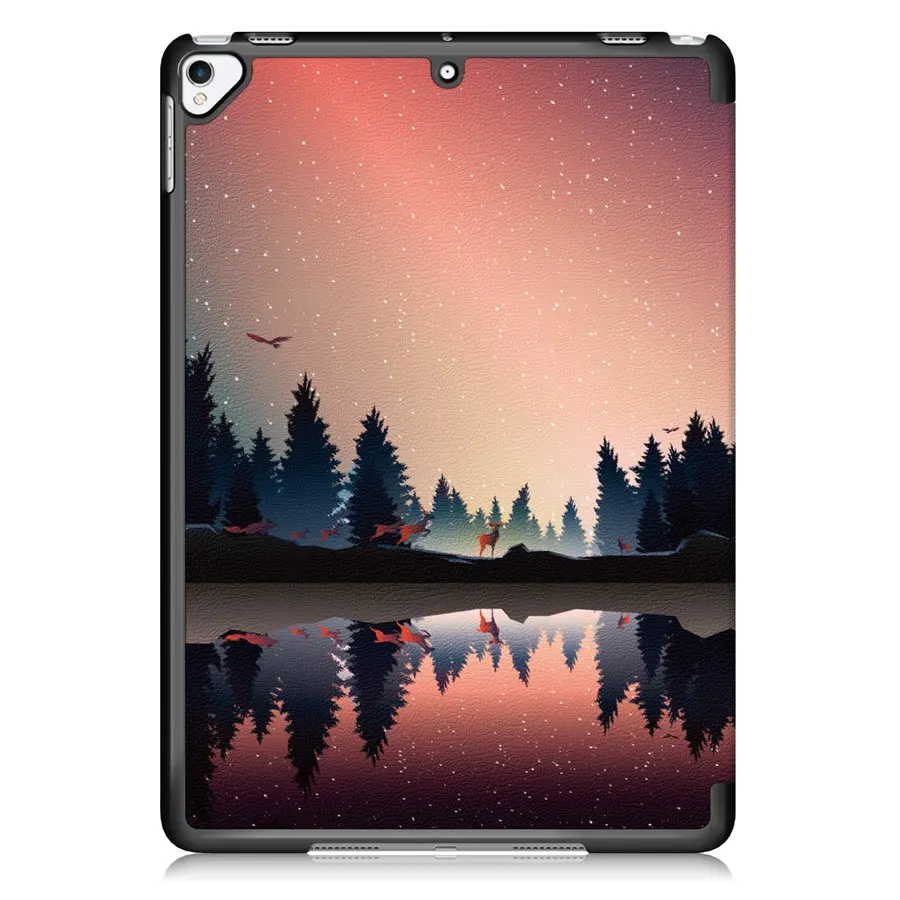 Ультра тонкий PU кожаный чехол для iPad 10,2 смарт-Стенд чехол для Apple iPad 7 7-го поколения A2200 A2198 A2232 Чехол+ пленка+ ручка
