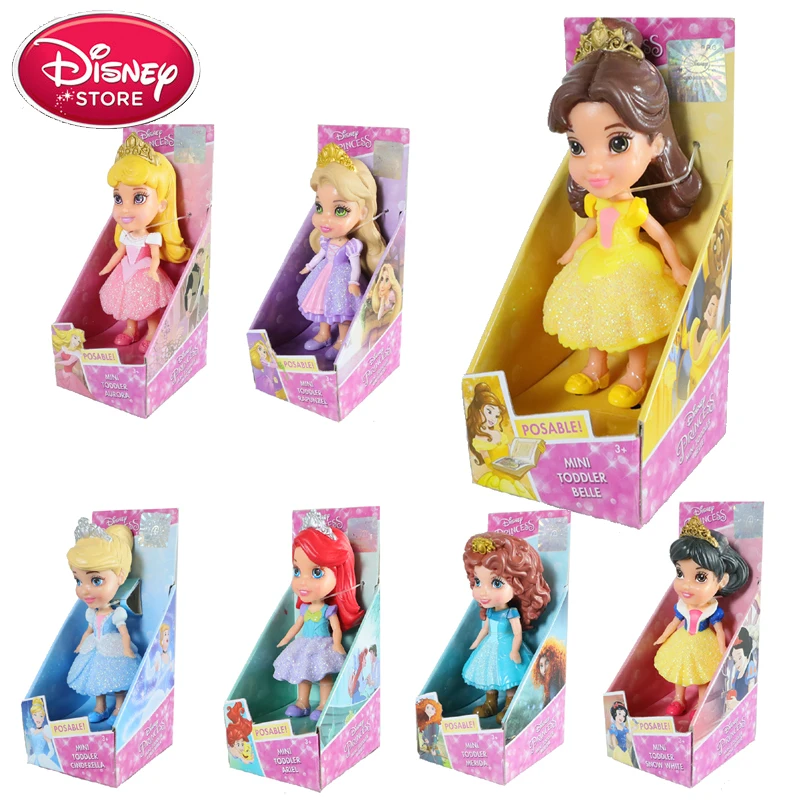 

Disney Princess Figurine Beauty and The Beast Belle Sofia Ariel Snow White Cinderella Rapunzel Action Figures Frozen Model Toys