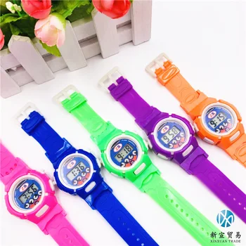 

3pcs/set LED Children Kids Digital Watches Colorful Dial Luminous Alarm Week Display Clock Boys Girls Gifts Sports Watch C3954