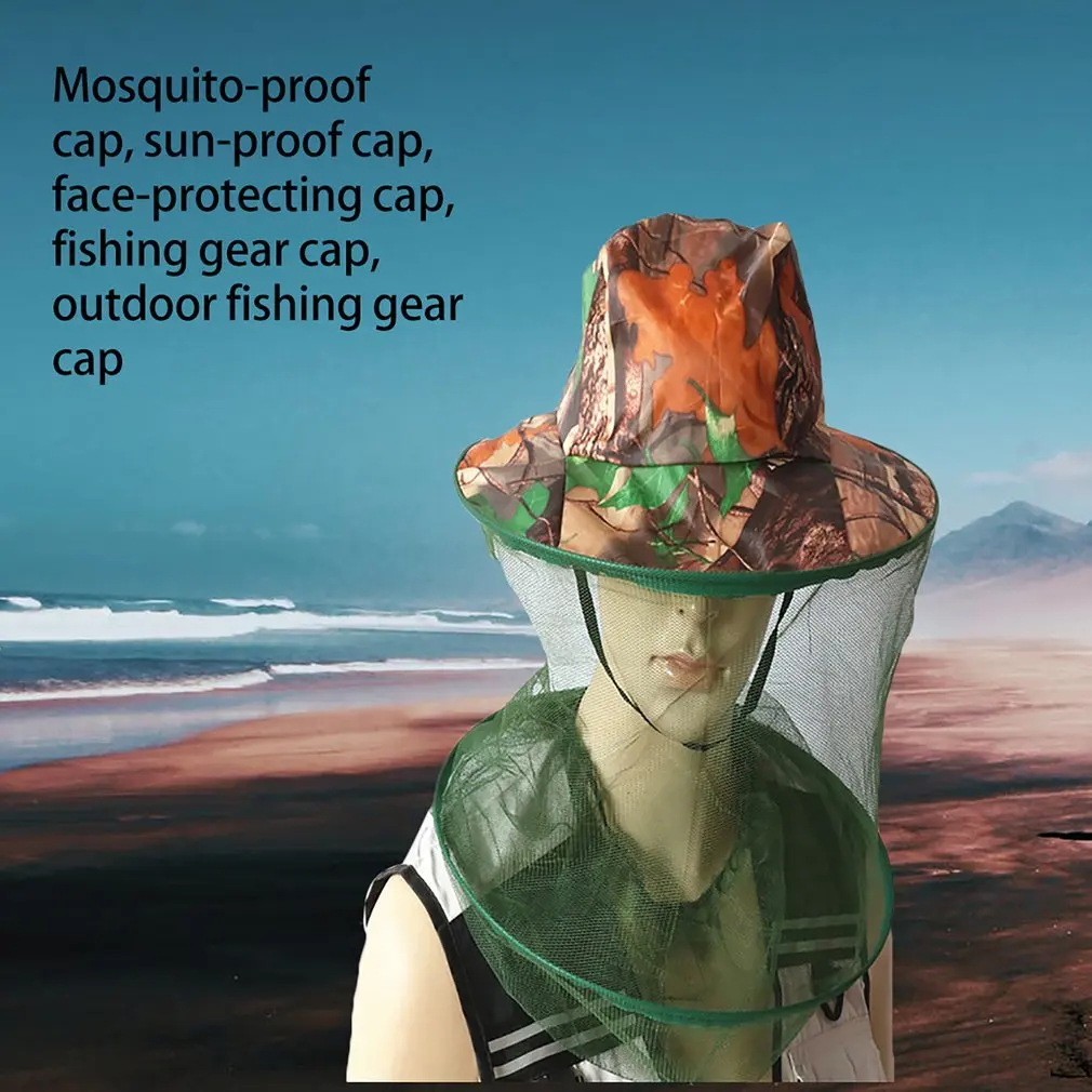 Кепка от комаров, Солнцезащитная накидка, шапка для лица, рыболовная снасть, рыболовная Кепка, уличная подвесная рыболовная Кепка