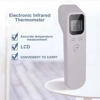 

50pcs/lot EMIE X5 Electronic Thermometer Forehead Non-Contact Digital Infrared LCD Fever IR Diagnostic Fast Free Shipping