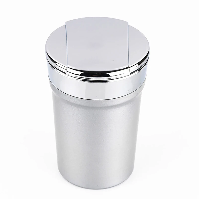 

Car Ashtray Car With LED Lamp Ashtray Creative Night Light High Temperature 4S With Cover Universal Household Male