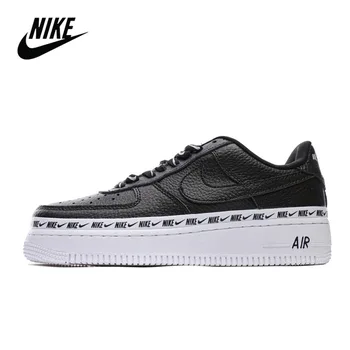 

Classic Nike Air Force 1 07 Low Men's Shoes Original Unisex Women's Shoes Sneakers Black Leather Unisex Flat Rubber