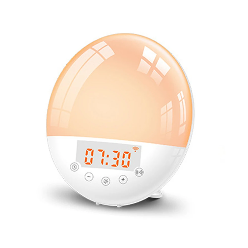 Tuya WiFi Intelligent Wake up Light Intelligent Alarm Clock LED 7