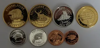 

Set 8Pcs Moldova Coins Europe 100% Real Original Coin For Collection EU New