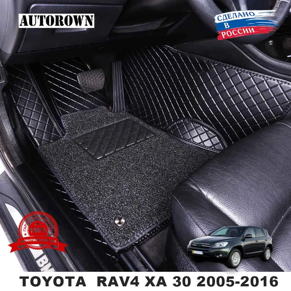 AUTOROWN 3Д автомобильные коврики для TOYOTA RAV4 XA30 2005-2016 Интерьера автомобиля Аксессуары