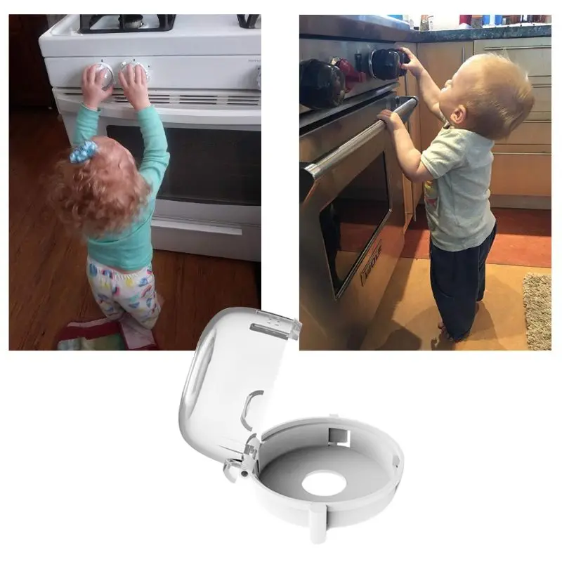 Дети ребенок газовая плита переключатель защитная крышка замки доказательство котел для духовки ручка рукав дети обеспечение безопасности кухонные принадлежности