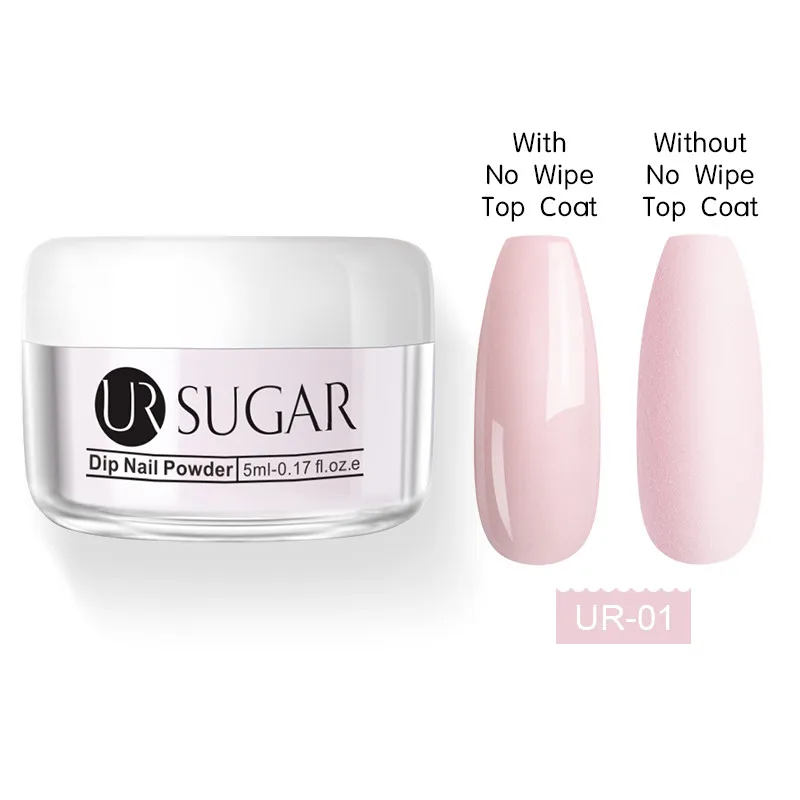 Ur Sugar 5 мл цвета погружающийся порошок для ногтей мерцающий блеск 21 цвет пигментная Пыль для украшения ногтей Маникюрные советы - Цвет: UR-01