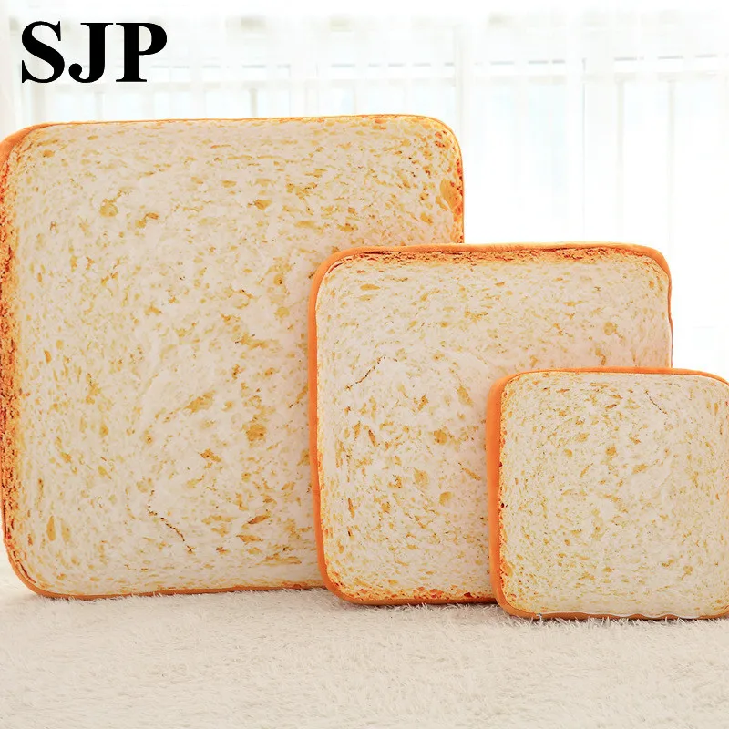 

Funny Pet Cushion Cat Pet Mat Toast Plush Toy Pillow Toy With Toast Trolly Bread Slice Cushion Cute Simulation Cushion Halloween