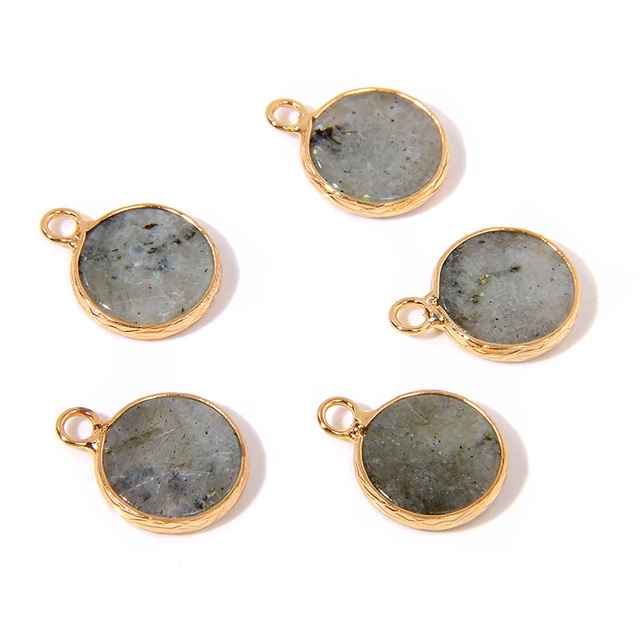 Druzy Stone Pendants Irregular Crystal Winding Pendant Agates Quartzs Aventurine Amethysts Charms For Necklace Jewelry