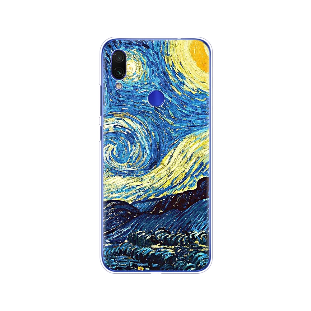 xiaomi leather case design For Xiaomi Redmi Note 7 pro Case coque Silicon Painting Soft TPU cover on For Redmi Note 7 copas 6.3 inch bumper Protective cute xiaomi leather case case Cases For Xiaomi