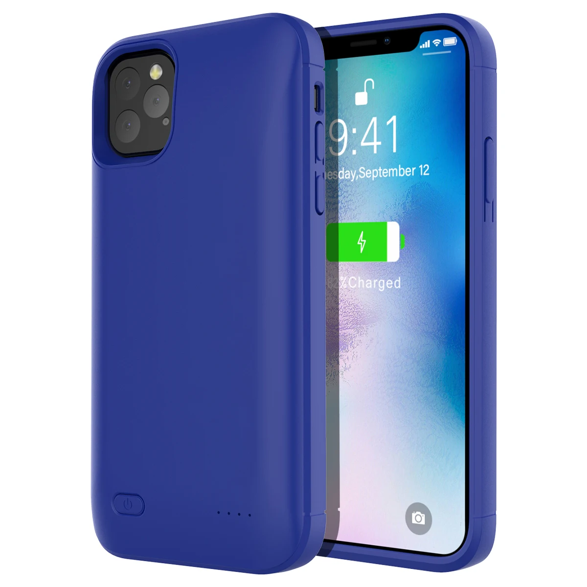 Чехол для зарядного устройства для iPhone 11 Pro Max 6,5 ''4000 mAh задняя крышка для быстрого зарядного устройства защитный чехол для батареи телефона
