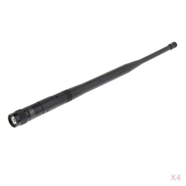 MagiDeal 4x Handheld Wireless Microphone Mic Gain Antenna Stable Signal TNC