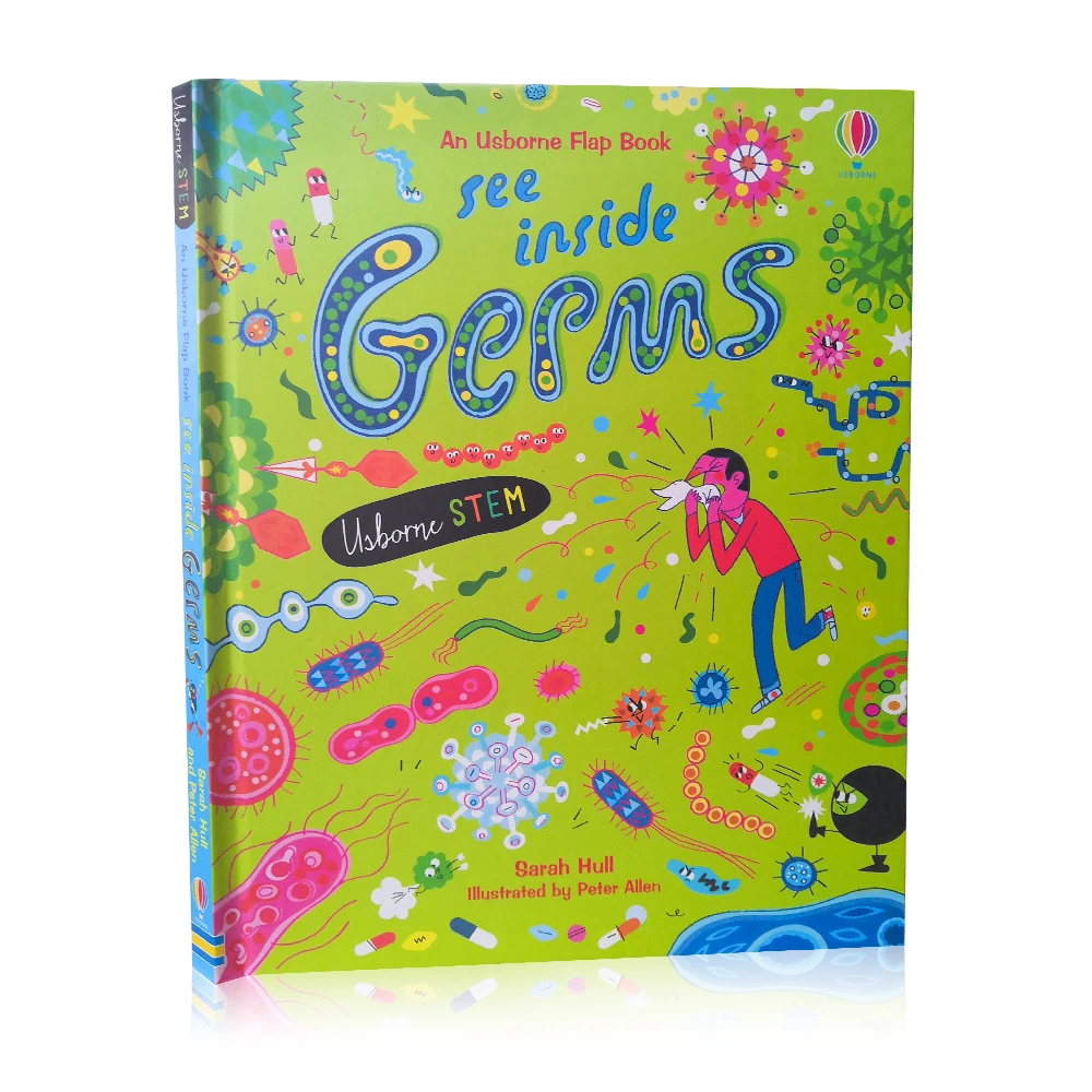 

Обучающие 3d-книги Usborne на английском языке с закладкой, обучающие игрушки для детей в возрасте 4-8 лет