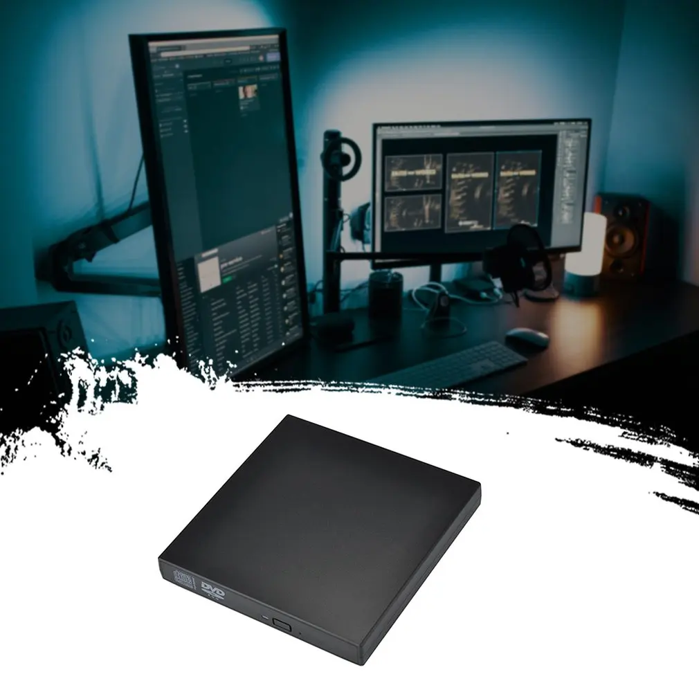 USB внешний CD-RW горелки DVD/CD ридер плеер оптический привод для ноутбука