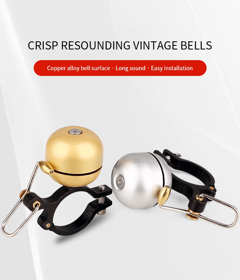 Description Picture 2 of itemOutdoor MTB Road Bicycle Bell Cycling Stainless Steel Metal Warning Bell Bike Handlebar Horn Safety Mountain Bicycle Accessories