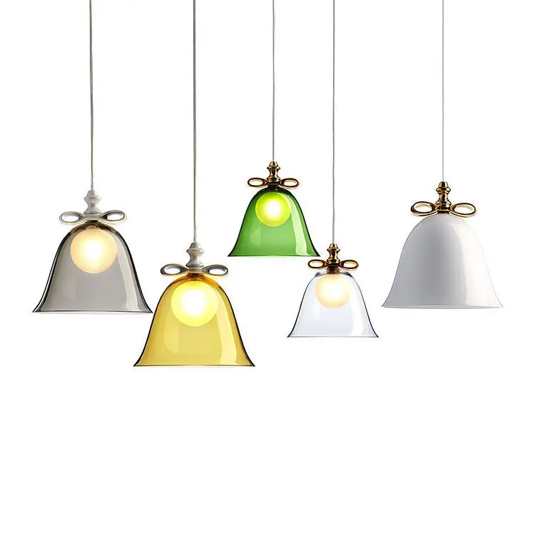 Nordic Postmodern Bedroom Glass Pendant Light Butterfly Child Room Single Restaurant Cafe Bar Hanging E27 hanging lamp | Лампы и