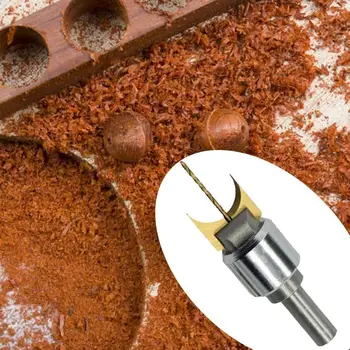 

16pcs Wooden Beads Drill Bits Set 14/15/16/18/20/22/25mm Woodworking Carbide Ball Router Blade Buddha Beads Bit Milling D6E6