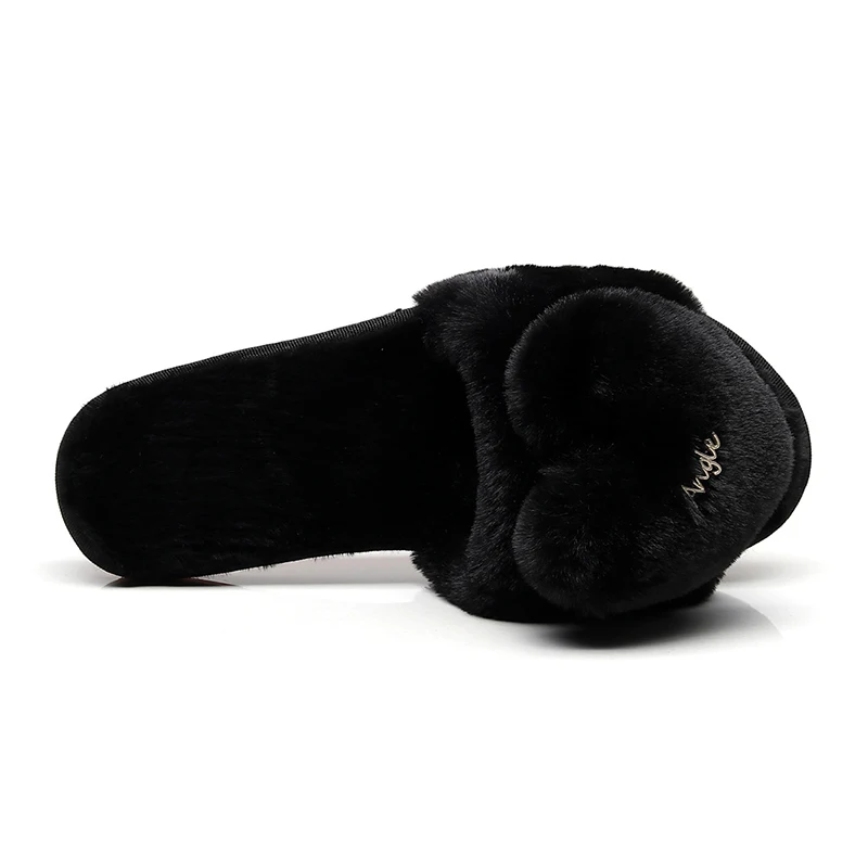 SWQZVT 2020 Women house slippers shoes open toe bedroom floor slippers for women love non-slip pink indoor winter shoes ladies (18)