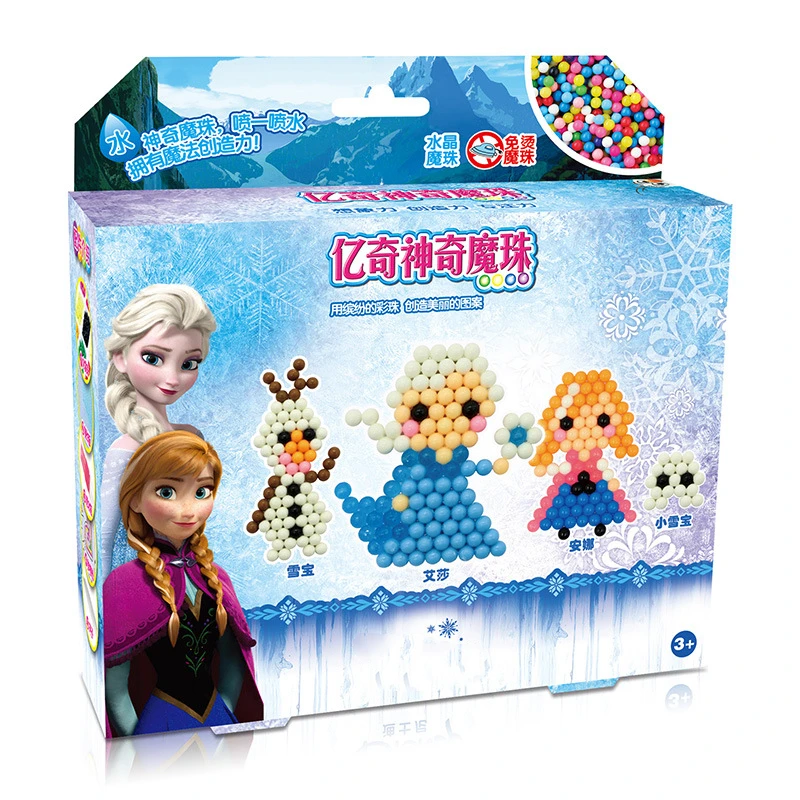 EAKI Elsa анимация волшебный шарик DIY животная тема ручная головоломка игрушка Водный туман липкие Развивающие и творческие игрушки, поделки - Цвет: Прозрачный
