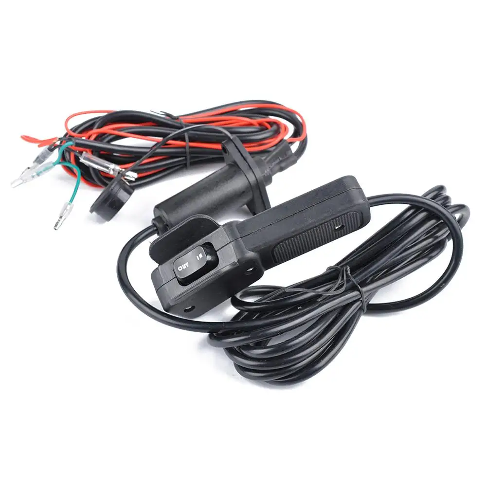 Ручка переключатель линии управления системы для ATV лебедки ATV автомобиля электрическая лебедка проводный дистанционный переключатель