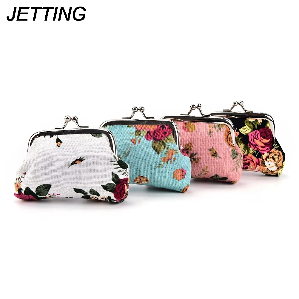 Canvas Mini Coin Purse Women Change Purse 1PCS