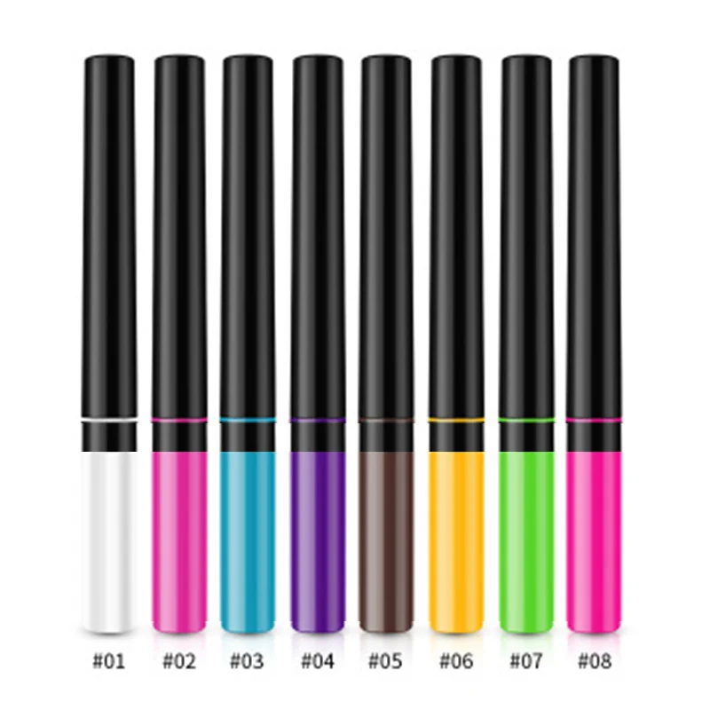 Женская подводка для глаз водостойкая влагостойкая не Цветущая матовая Цветная