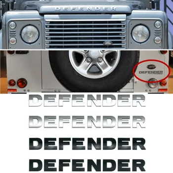 

Auto Refitting Car Front Hood Rear Trunk Sticker Emblem For Land Rover DEFENDER Letters Badge Decal Decoration Styling
