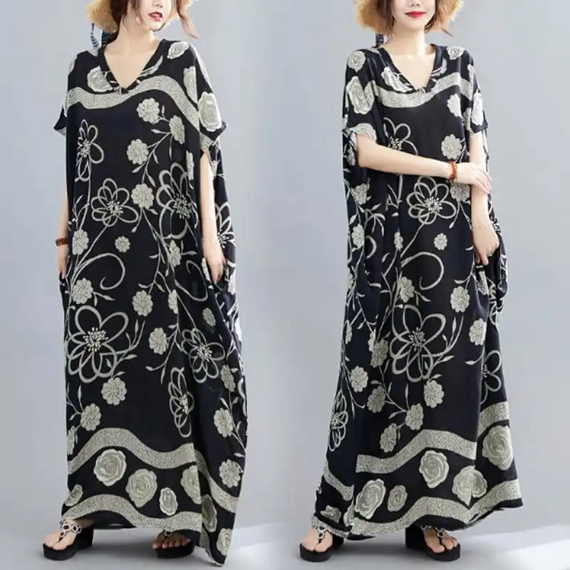 mid length cotton dresses