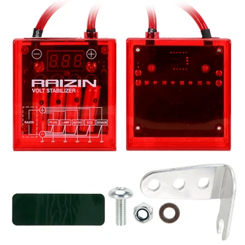 

LEEPEE DC 12V Universal Car Fuel Saver Automotive Electronics Car Electronic Rectifier Automotive Regulator Voltage Protector