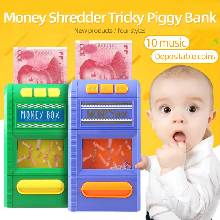 Моделирование измельчитель бумаги копилка детская картонная коробка детские