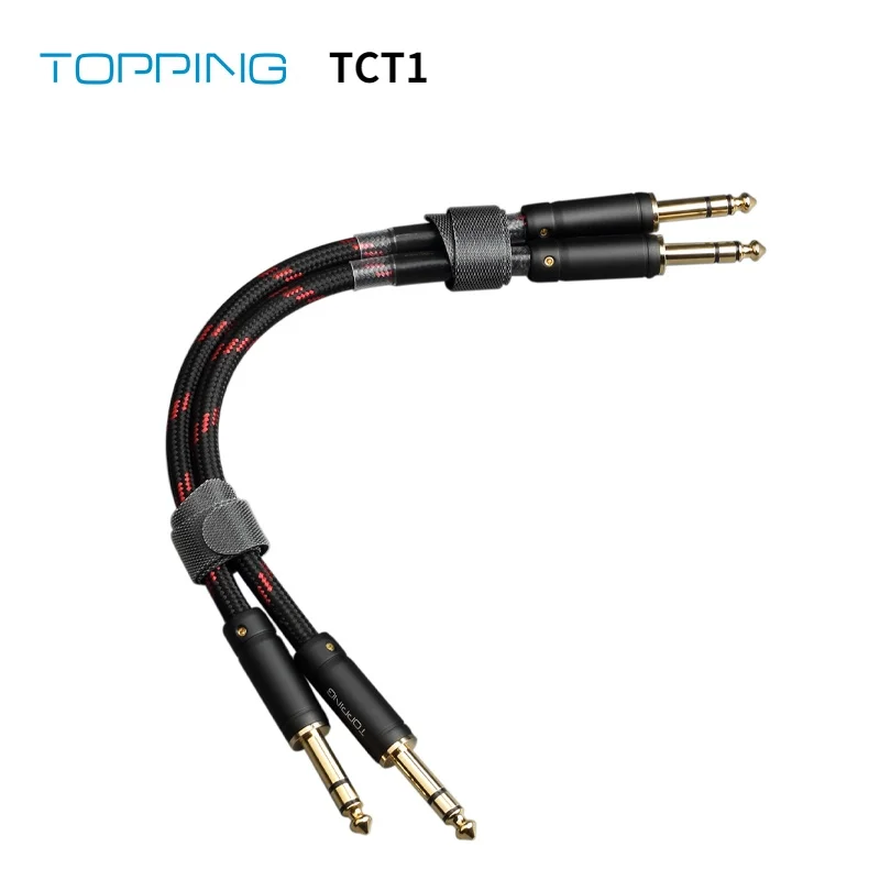 Hi-Fi аудиокабель TOPPING TCT1 большой трехъядерный 6 35 мм кабель для балансировки