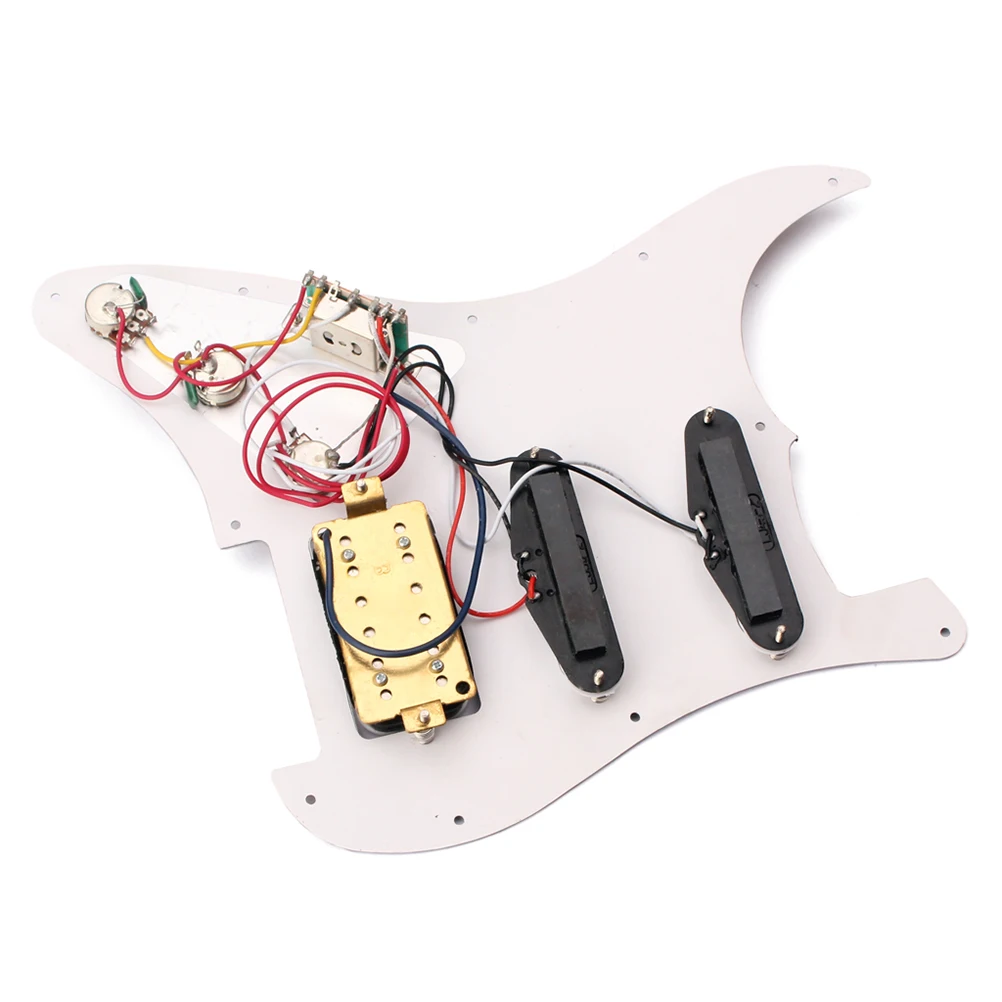 Prewired Electric Three String Guitar Pick Up
 - 3 Ply Gitar Listrik Dimuat Prewired Pelindung Badan Ssh Pickup Gitar Pelindung Papan Pickup Humbuckers Guitar Parts Accessories Aliexpress