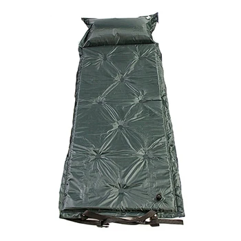

Portable Camping Roll Mats Moisture-Proof Sleeping Bed With Pillow Mattress Picnic Beach Air Mattress Bed Mats With Storage Bag