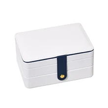 

Travel Durable Mystery Box Jewelry Box Portable 3 Layers Large Capacity Jewelry Storage Box Necklace Gift Cosmetic Bag Organizer