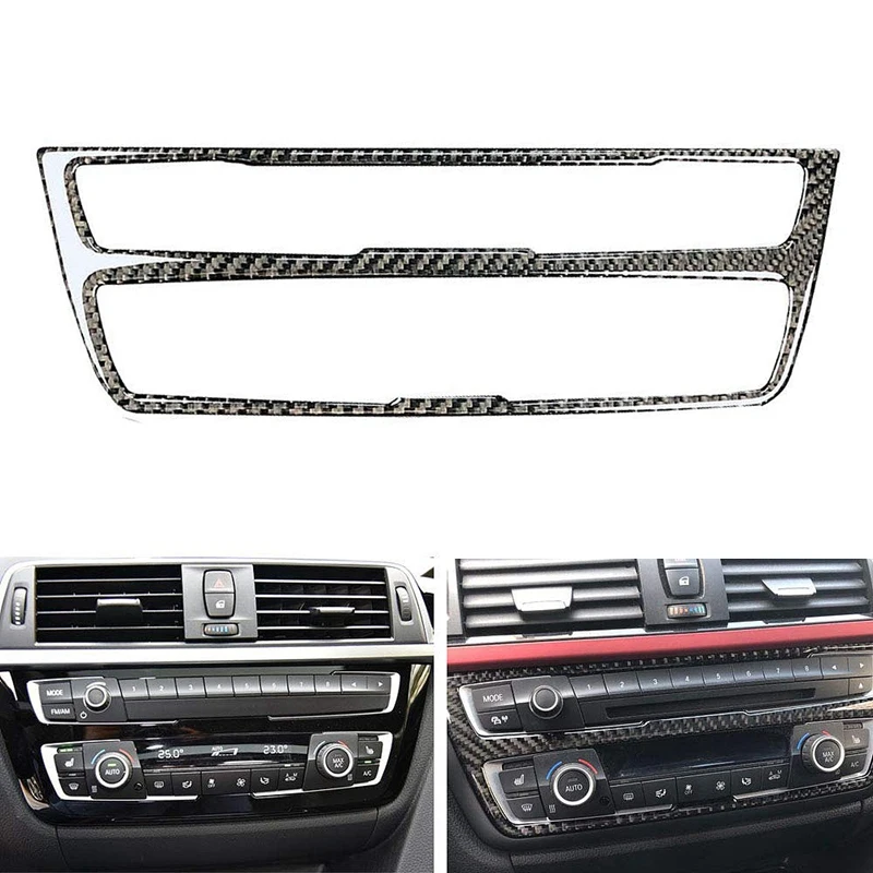 

Carbon Fiber Car Interior Console Panel Cover Trim for BMW F30 F34 3 Series 320I