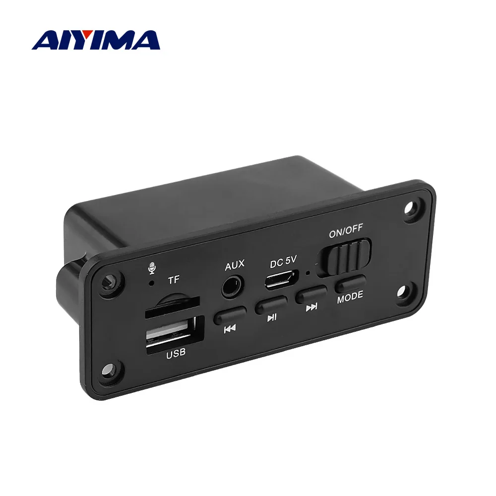 AIYIMA Bluetooth compatible MP3 Decoder 3Wx2 Stereo Amplifier Audio