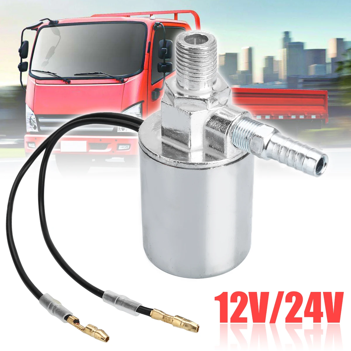 Mayitr 12V 24V Электрический электромагнитный клапан рожки и пневматическая система 1/4 дюйма Металл Поезд клаксон грузовика электромагнитный клапан