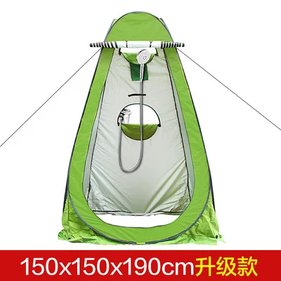 Green(upgrade) Уличная палатка для ванны душ счет теплый утолщение изменение палатка простая Ванна крышка изменение открытый Туалет взрослый кемпинг палатка - Цвет: Green(upgrade)