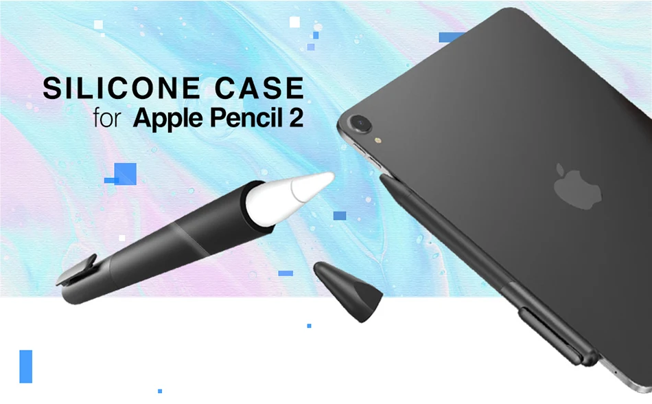 Protective Anti-Slip Grip Sleeve with Nib Cover Red 2 Pieces Do not Affect for Apple Pencil 2nd Mode Switch /& Magnetic Charging Function Silicone Case Compatible with New Apple Pencil 2nd Generation