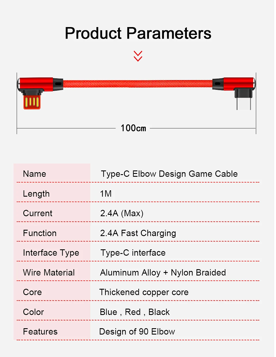 Obobix usb type C зарядное устройство для huawei P20 Lite кабель 90 градусов локоть Реверсивный провод для быстрого заряда кабель type C для Xiaomi