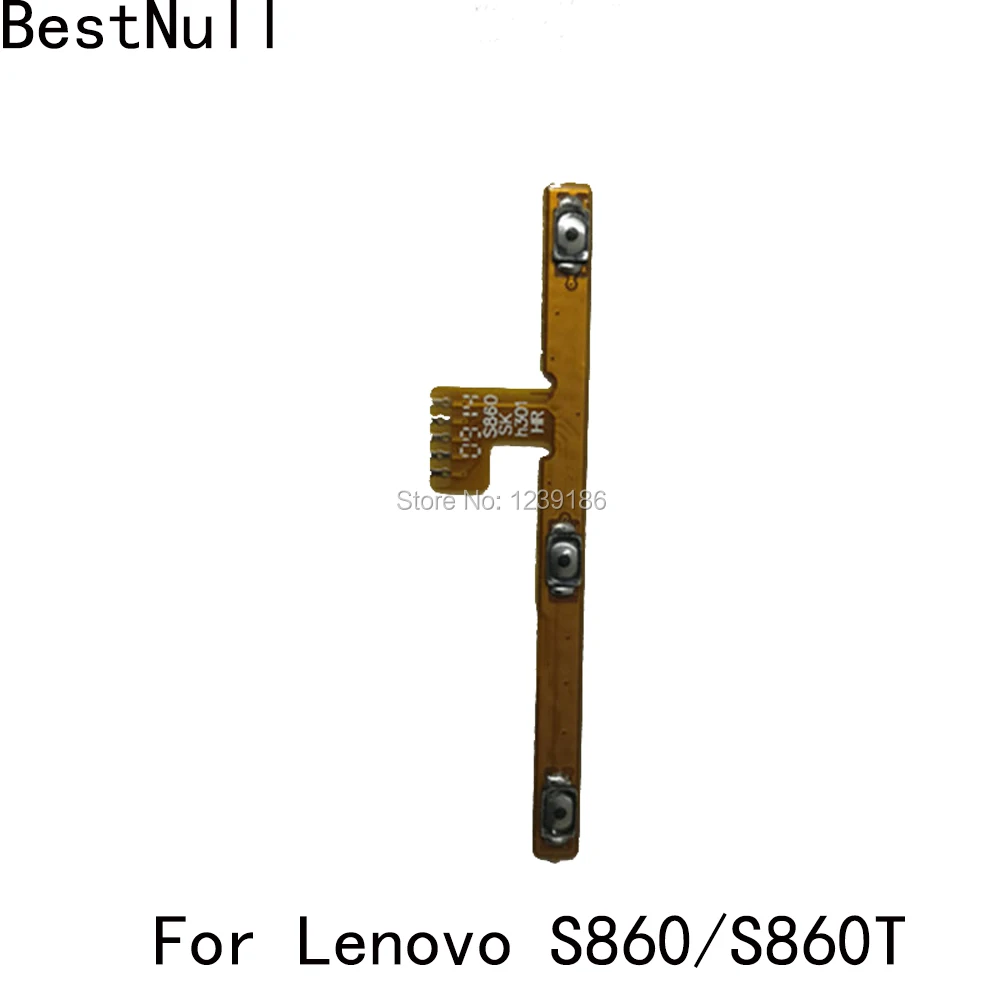 BestNull S860T PowerVolume Button Connector Cable volume/power line Replacement parts For Lenovo S860 Smartphone | Мобильные