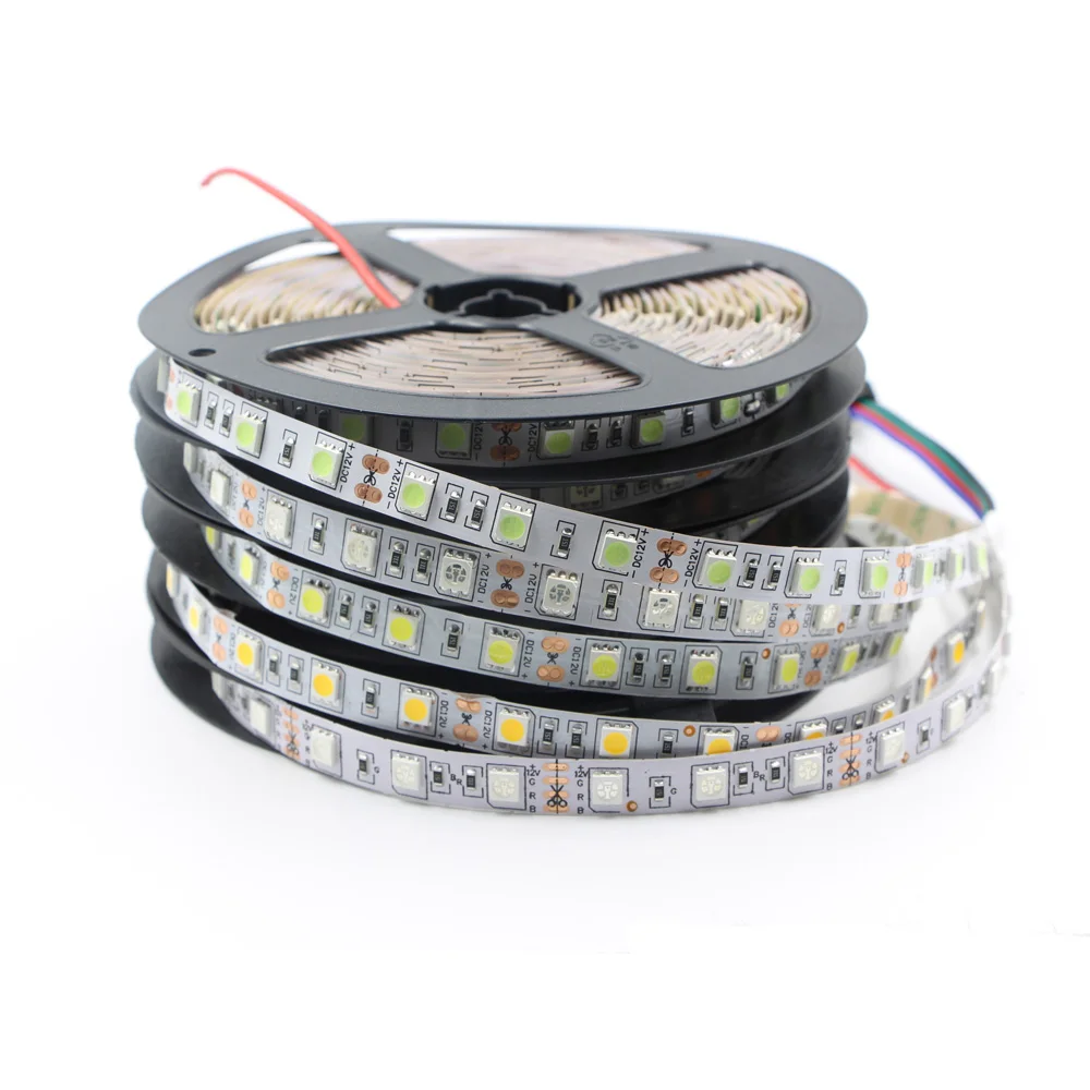 5050 RGB CCT Светодиодная лента 12 в гибкое декоративное освещение для дома SMD В