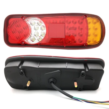 

46 LED Taillights 12V /24V Trailer Truck Lorry Stop Rear Tail Light Auto Car Signal Lamp Caution Indicator Fog Light 1 Pair.